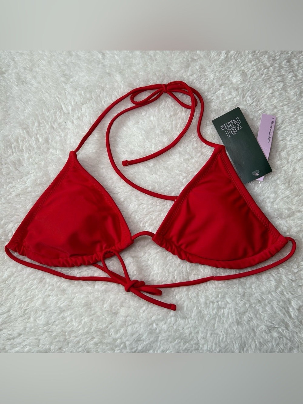 Wild Fable Women’s Red Bikini Top Small NEW